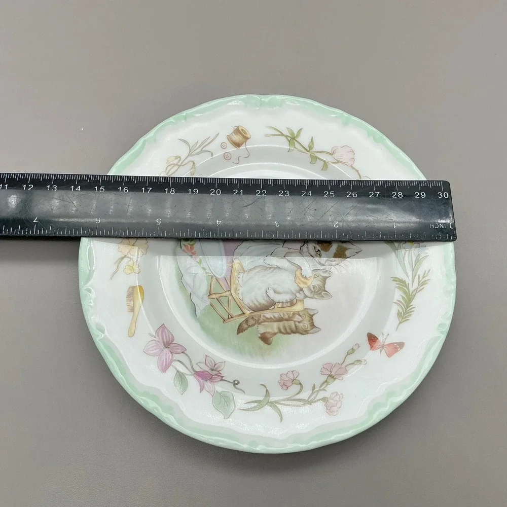 Royal Albert Beatrix Potter Tom Kitten Teatime Collection Bone China Plate 1986